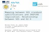 Mapping between SOS standard specifications and INSPIRE legislation. Relationship between SOS and D2.9 Matthes Rieke, Dr. Albert Remke (m.rieke, a.remke)@52north.org.