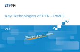 Key Technologies of PTN - PWE3 V1.1. Contents Introduction to PWE3 Technology PWE3 Service Bearing.