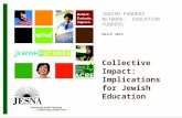 SMR-PPT-071811. © JESNA 2011 Collective Impact: Implications for Jewish Education JEWISH FUNDERS NETWORK: EDUCATION FUNDERS March 2012.