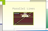 Parallel Lines. □Task: Today you will identify parallel lines in real life images. You will also identify a transversal and a set of alternate interior.