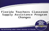 Top-performing urban school district in Florida Florida Teachers Classroom Supply Assistance Program Changes.