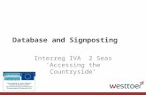 Database and Signposting Interreg IVA 2 Seas ‘Accessing the Countryside’