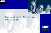 Australia’s Nursing Education. Educational Aims:  Learner centred programs which focus on the professional needs of nurses  Programs which prepare nurses.