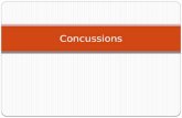 Concussions. What is a Concussion? “Concussions are a type of traumatic brain injury (TBI) caused by a bump, blow, or jolt to the head that disrupts the.