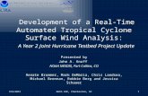 Development of a Real-Time Automated Tropical Cyclone Surface Wind Analysis: Development of a Real-Time Automated Tropical Cyclone Surface Wind Analysis: