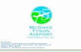 ACIA-NA 2013 Excellence in Airport Marketing and Communications Awards “Mobile Website for McGhee Tyson Airport: ” Category: Mobile.