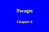 Swaps Chapter 6. Nature of Swaps A swap is an agreement to exchange cash flows at specified future times according to certain specified rules.