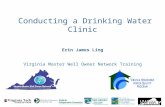 Erin James Ling Virginia Master Well Owner Network Training Conducting a Drinking Water Clinic.