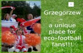 Grzegorzew – a unique place for eco–football fans!!!
