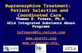 Buprenorphine Treatment: Patient Selection and Coordinated Care Thomas E. Freese, Ph.D. UCLA Integrated Substance Abuse Programs tefreese@ix.netcom.com.