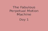 The Fabulous Perpetual Motion Machine Day 1. Concept Talk How do inventors inspire our imaginations?