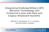 UrsaNav, Inc. 616 Innovation Drive Chesapeake, Virginia 23320  1 Joint Navigation Conference, Orlando, 2009 Integrating Evolving Military.