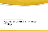 C1- IS in Global Business Today IPL- Shahrukh Khan- Tendulkar.