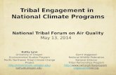 Tribal Engagement in National Climate Programs National Tribal Forum on Air Quality May 13, 2014 Kathy Lynn University of Oregon Environmental Studies.