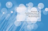 Module 4: Fundamentals of Communication Technologies.