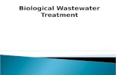 Biological Wastewater Treatment.  Wastewater treatment Importance  Type of Pollutants  Methods of Treatment  Biological process as Wastewater Treatment.