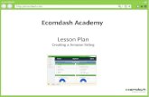 Ecomdash  Ecomdash Academy Lesson Plan Creating a Amazon listing 1:08 / 4:27.