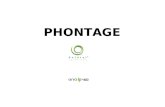 PHONTAGE. 2/13 Always Surpassing Customers Expectations Introduction ▪ Definition Softphone for PC Abbreviation of “Phone advantage” Compatibility with.