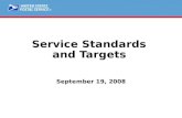 ® Service Standards and Targets September 19, 2008.
