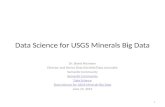 Data Science for USGS Minerals Big Data Dr. Brand Niemann Director and Senior Data Scientist/Data Journalist Semantic Community Data Science Data Science.