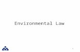 1 Environmental Law. 2 3 Targets of Environmental Laws: Who or what gets regulated? Products Pollutants Industrial Facilities Government Agencies Individuals.