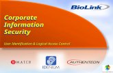 CorporateInformationSecurity Corporate Information Security User Identification & Logical Access Control.