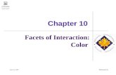 June 22, 2007Mohamad Eid Facets of Interaction: Color Chapter 10.