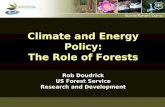 US Forest Service GHG and Energy Modeling Climate and Energy Policy: The Role of Forests Rob Doudrick US Forest Service Research and Development.