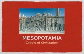 MESOPOTAMIA Cradle of Civilization. UNIT CONCEPTS Called the beginning of civilization and began c. 8000 B.C. in the ancient near east. It was composed.