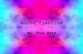 Audio Timeline By: Shae Reid. The phonograph was born In 1877, Thomas Alva Edison regained Mary’s Little Lamb from a strip of tinfoil wrapped around a.