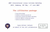 2007 International Linear Collider Workshop, DESY, 2 nd June 2007Sonja Hillert (Oxford) p. 0 The LCFIVertex package Sonja Hillert (Oxford) on behalf of.