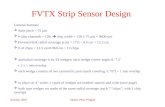 January, 2007Vaclav Vrba, Prague FVTX Strip Sensor Design General features:  Strip pitch = 75 µm  # chip channels = 128;  chip width = 128 x 75 µm =
