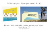 Partners with Southwest Florida International Airport Fort Myers, FL  MBA Airport Transportation, LLC.