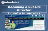 Becoming a Subsite Director: A training for educators.