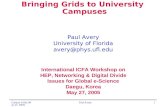 Campus Grids (May 27, 2005)Paul Avery1 University of Florida avery@phys.ufl.edu Bringing Grids to University Campuses International ICFA Workshop on HEP,