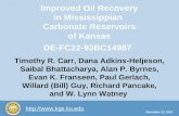 Http:// December 12, 2002 Improved Oil Recovery in Mississippian Carbonate Reservoirs of Kansas DE-FC22-93BC14987 Timothy R. Carr, Dana Adkins-Heljeson,