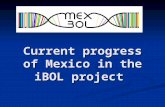 Current progress of Mexico in the iBOL project. Mexico, with a surface only two million km2 and 10,000 km of littoral zone, occupies the fourth place.
