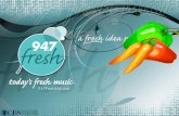 “Fresh Food Challenge” FRESH 94.7 accepts the “Eat Right” Challenge and wants our listeners to do the same with the “Fresh Food” Challenge. Eat your way.