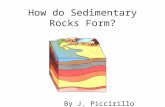 How do Sedimentary Rocks Form? By J. Piccirillo. For thousands, even millions of years, little pieces of our earth have been eroded--broken down and worn.