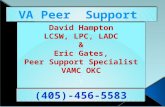 Duties (PD) of Peer Support Provider in VHA Mental Health Care Duties (PD) of Peer Support Provider in VHA Mental Health Care Serves as Recovery agent.