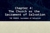 Chapter 4: The Church as the Sacrament of Salvation THE CHURCH: Sacrament of Salvation.