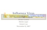 Influenza Virus Micro401 Case Study #5 Alvaro Gomez Sheila Laqui Jensen Lau November 8, 2007.