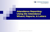 Copyright © 2006, Infinite Campus, Inc. All rights reserved. Attendance Reporting: Using the Attendance Wizard, Reports, & Letters.