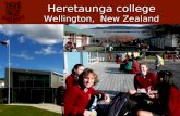 1 Heretaunga college Wellington, New Zealand. 2 Heretaunga college The beautiful Hutt Valley with Wellington in the distance.