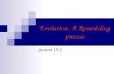 Evolution: A Remodeling process Section 15.2. Refinement of Existing Adaptations Any living organism may have many adaptations. A complex structure may.