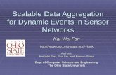Scalable Data Aggregation for Dynamic Events in Sensor Networks Kai-Wei Fan fankAuthors: Kai-Wei Fan, Sha Liu, and Prasun.
