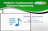 Software Requirements Part 2 Requirements Engineering Modeling