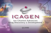 Copyright Icagen, Inc. 2004 – All Rights Reserved Ion Channel Advances Drug Discovery & Development Q12006.