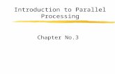 Introduction to Parallel Processing Chapter No.3.