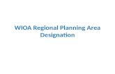 WIOA Regional Planning Area Designation. Subpart B—Workforce Innovation and Opportunity Act Local Governance (Workforce Development Areas) § 679.200 What.